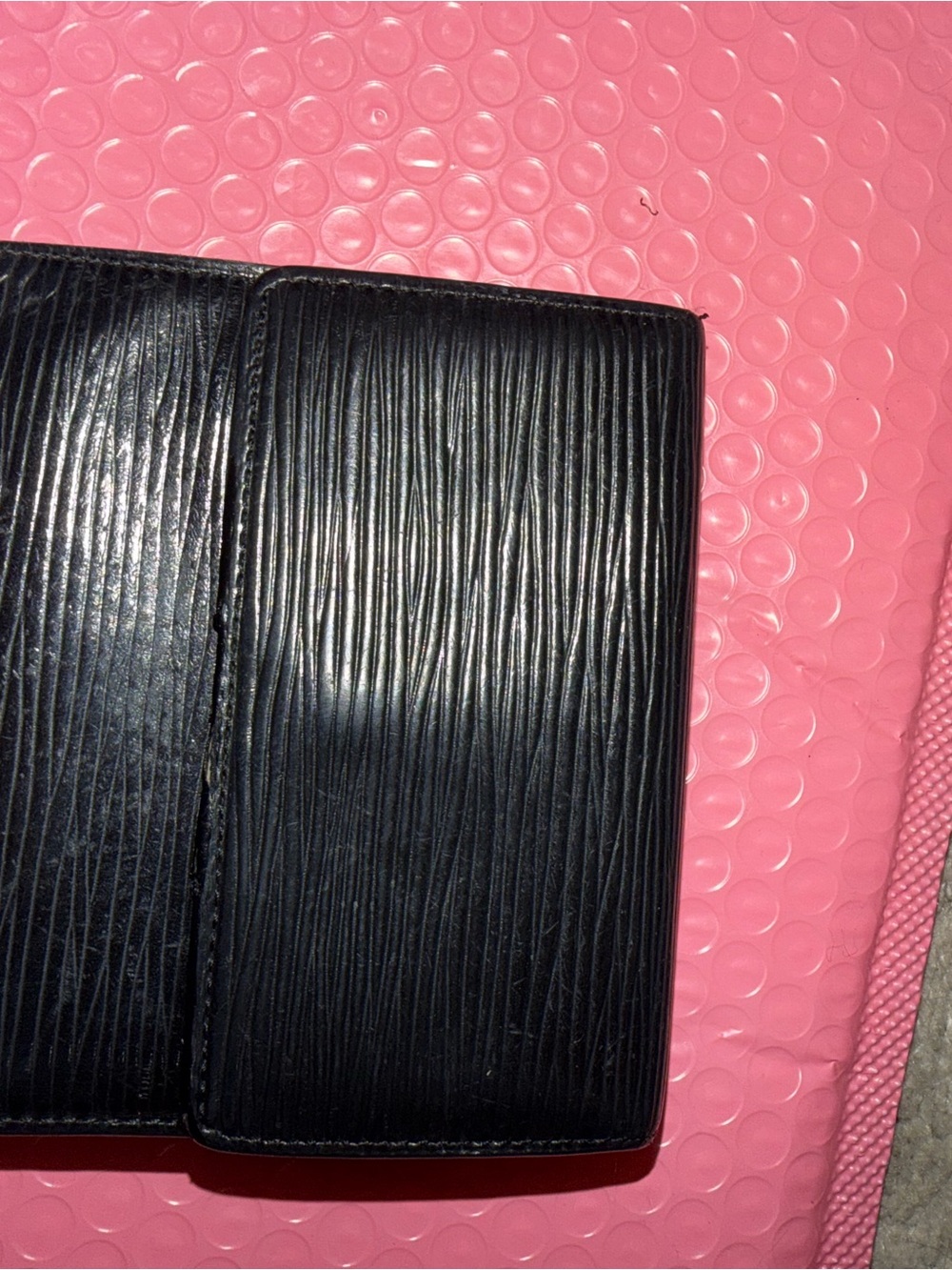 Black Louis Vuitton Epi Leather Wallet